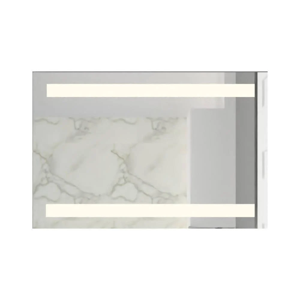 Espejo Rectangular Udine, Gris, Diseño Moderno Reflekta MG
