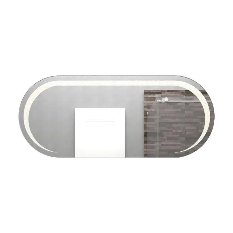 Espejo Rectangular Verón, Gris, con Luz Led Reflekta MG