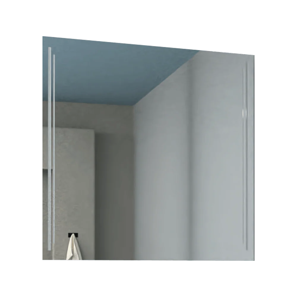 Espejo Toronto, Rectangular con Diseño en Sandblasting Reflekta MG