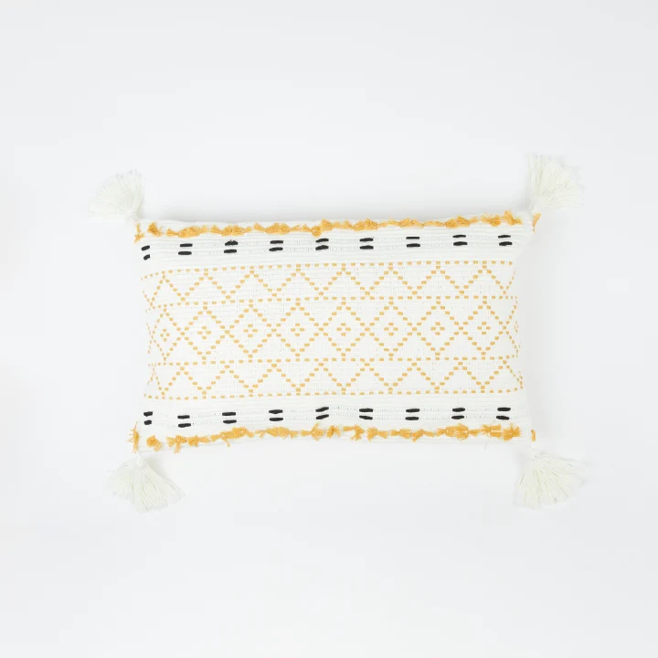 Funda de Cojín Amarillo 30 x 50 Relan