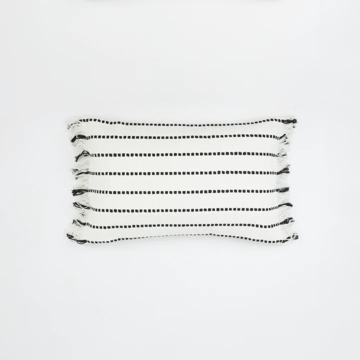 Funda de Cojín Costuras Gris 30 x 50 Relan