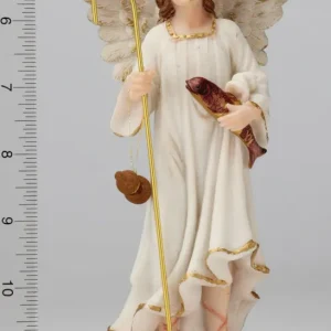 8" Arcángel Rafael - Pintado mano Religious Art