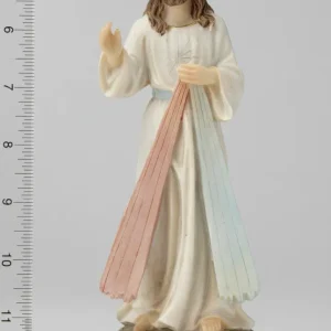 Estatua de la Divina Misericordia de 8" - Pintada mano Religious Art