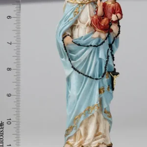 Estatua de Nuestra Señora del Rosario de 8" - Pintada mano Religious Art
