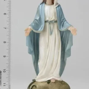 Estatua de Nuestra Señora de Gracia de 8" - Pintada mano Religious Art