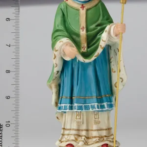 Estatua de San Patricio de 8" - Pintada mano Religious Art