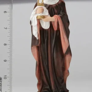 Estatua de Santa Clara de 8" - Pintada mano Religious Art