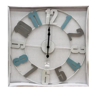 Reloj de pared 50 cm. Blanco