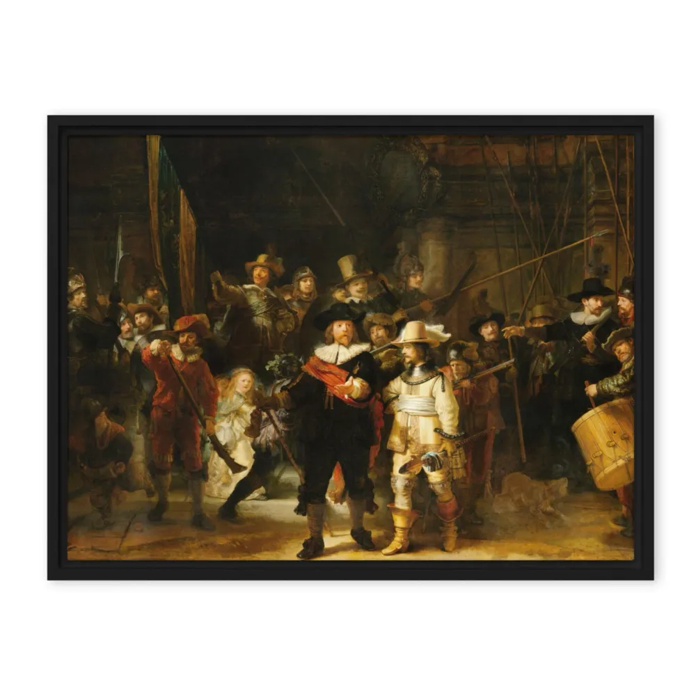 Lienzo - Rembrandt van Rijn, La ronda de noche