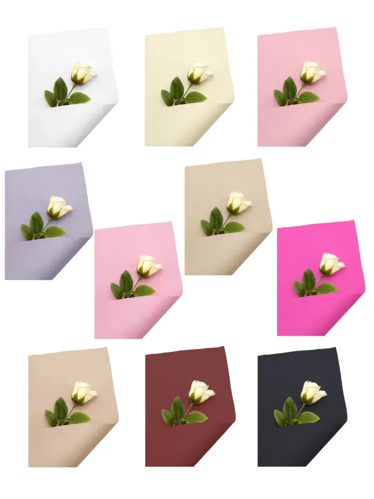 Rollo Bouquet Papel 50 Cm X 9 Metros 1 Unidad Cafe