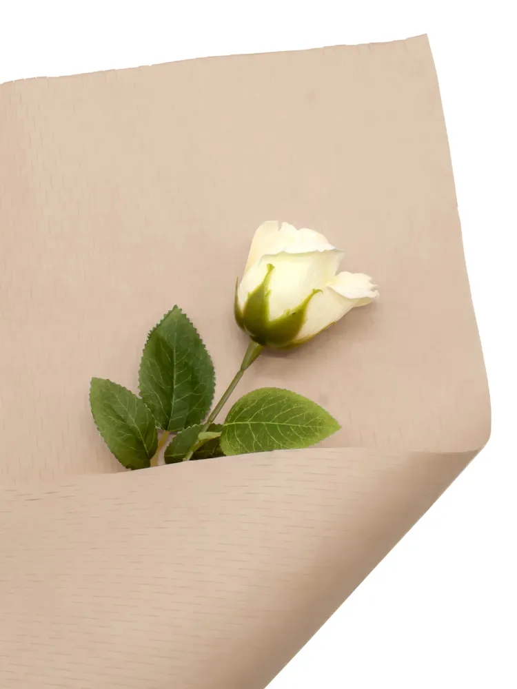 Rollo Bouquet Papel 50 Cm X 9 Metros 1 Unidad Cafe