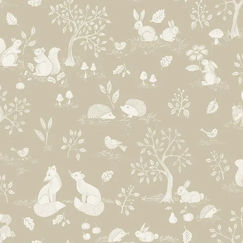 Wallpaper Infantil Ivar Beige Midbec ROOH GALLERY