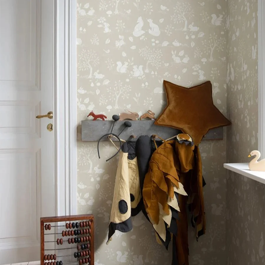 Wallpaper Infantil Ivar Beige Midbec ROOH GALLERY