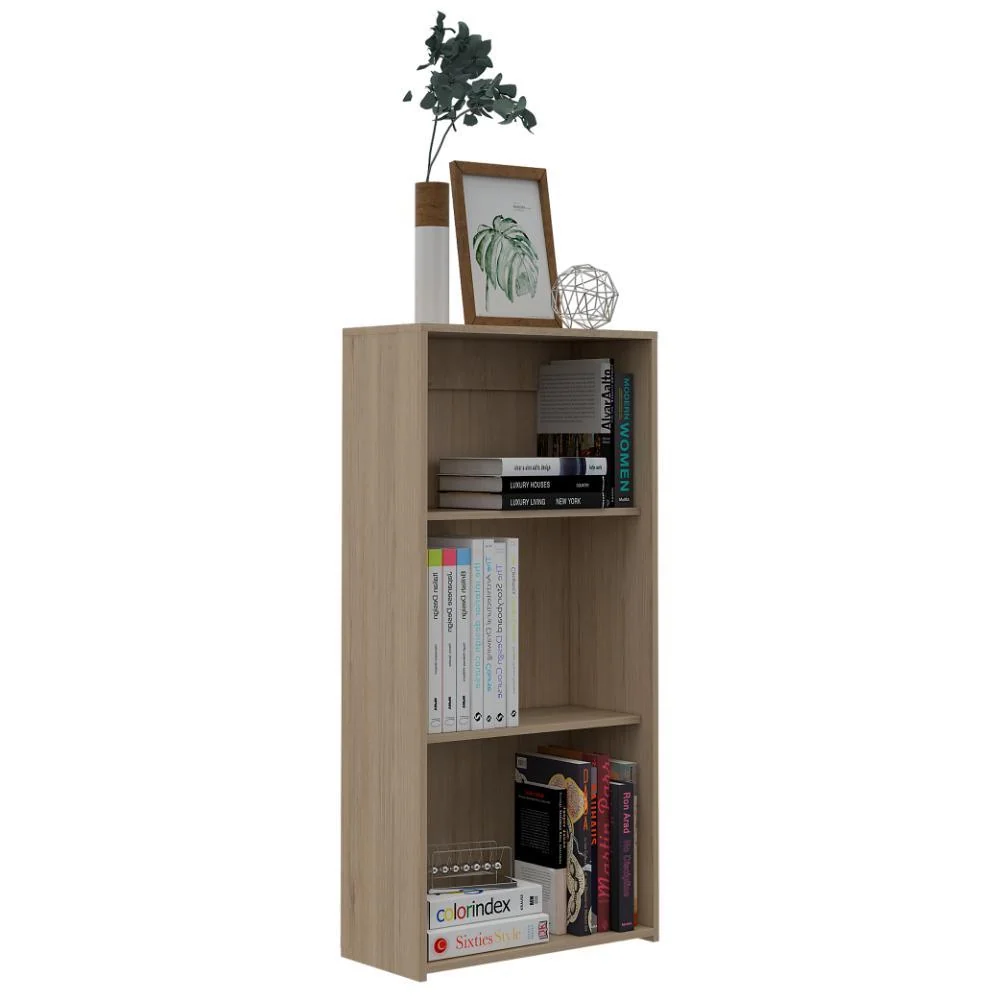 Biblioteca Leroy, Beige, con variedad de entrepaños RTA Design