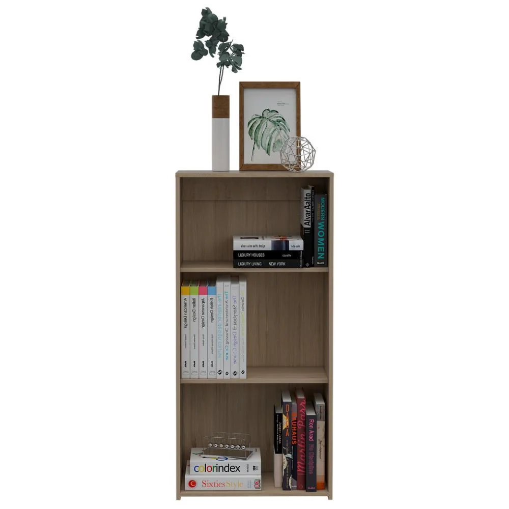 Biblioteca Leroy, Beige, con variedad de entrepaños RTA Design