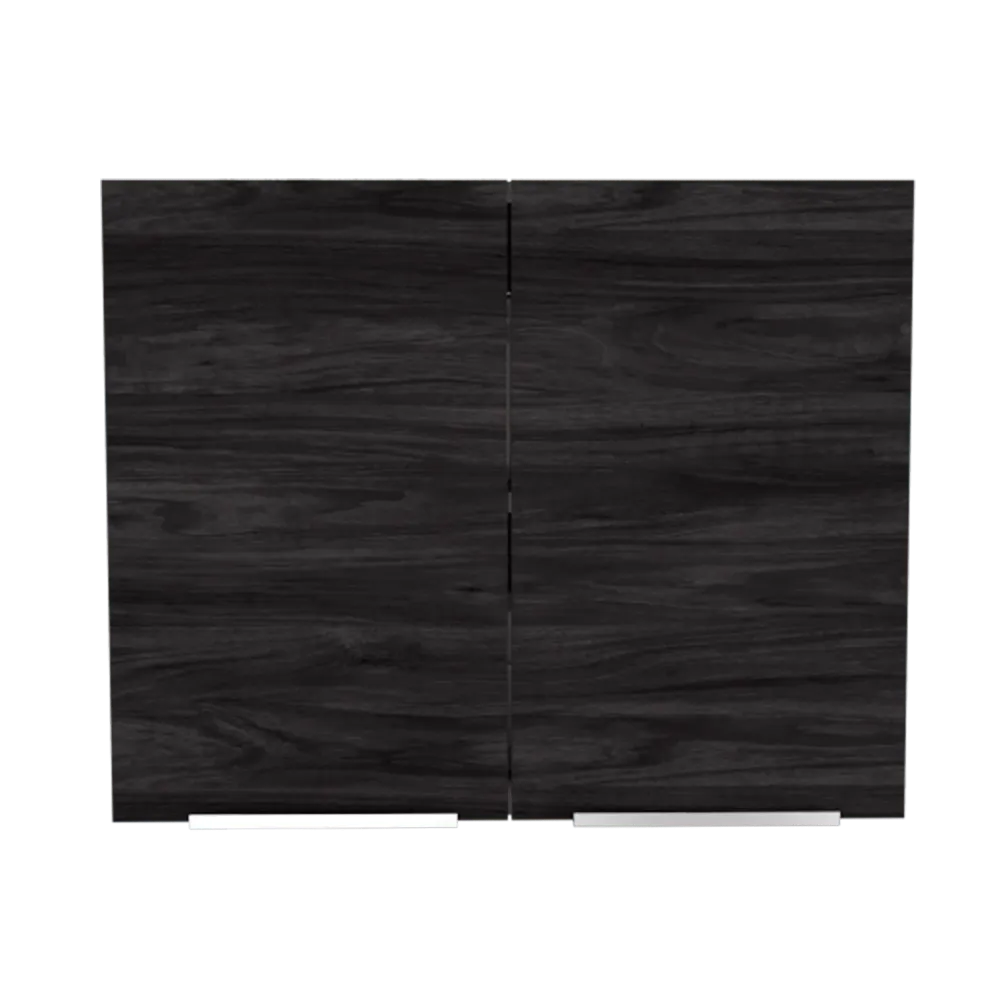 Mueble Sobre Campana de Cocina Monet, Beige y Gris, con Espacio Para Campana Extractora RTA Design