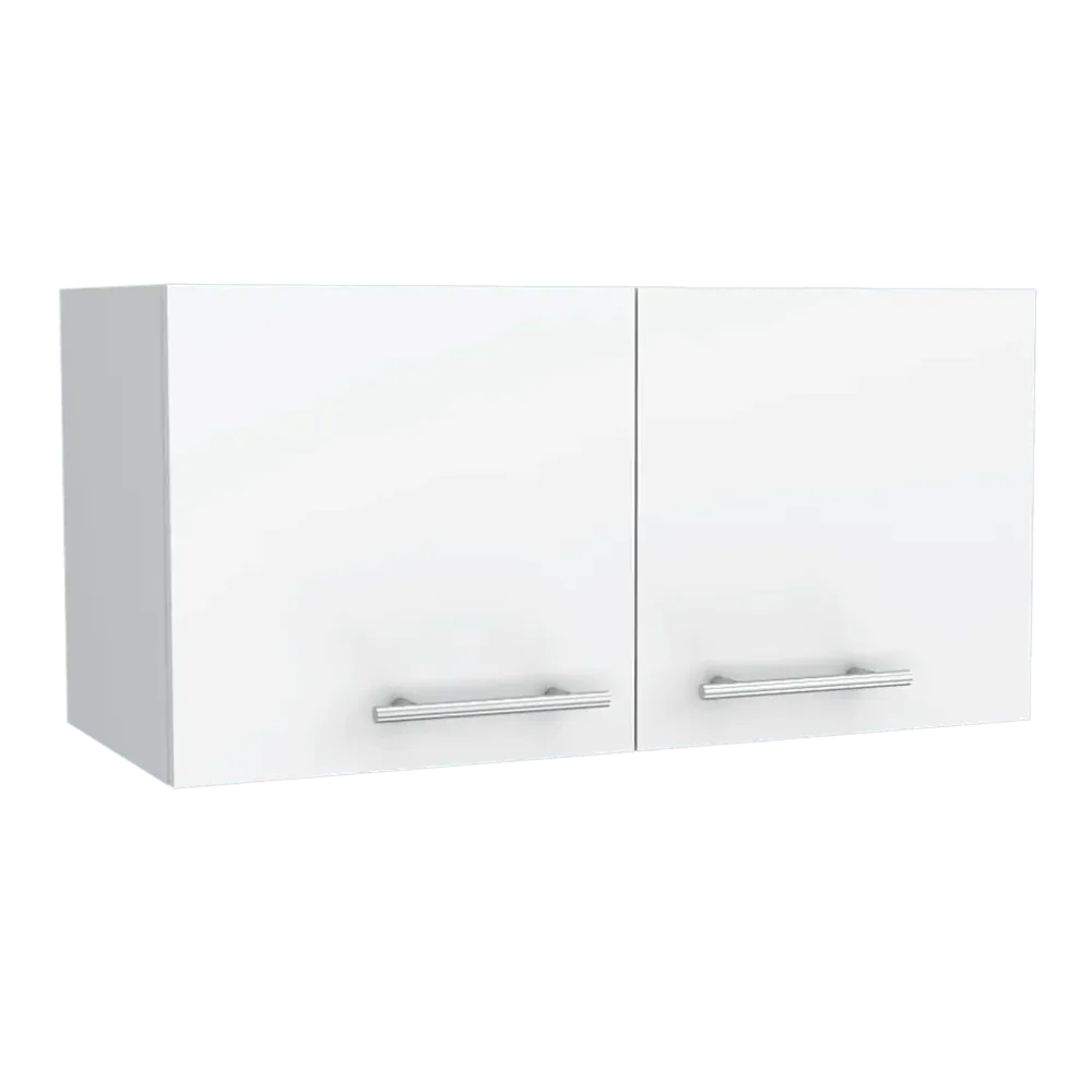 Mueble Sobre Campana Delfi, Blanco, con Dos Puertas Batientes RTA Design