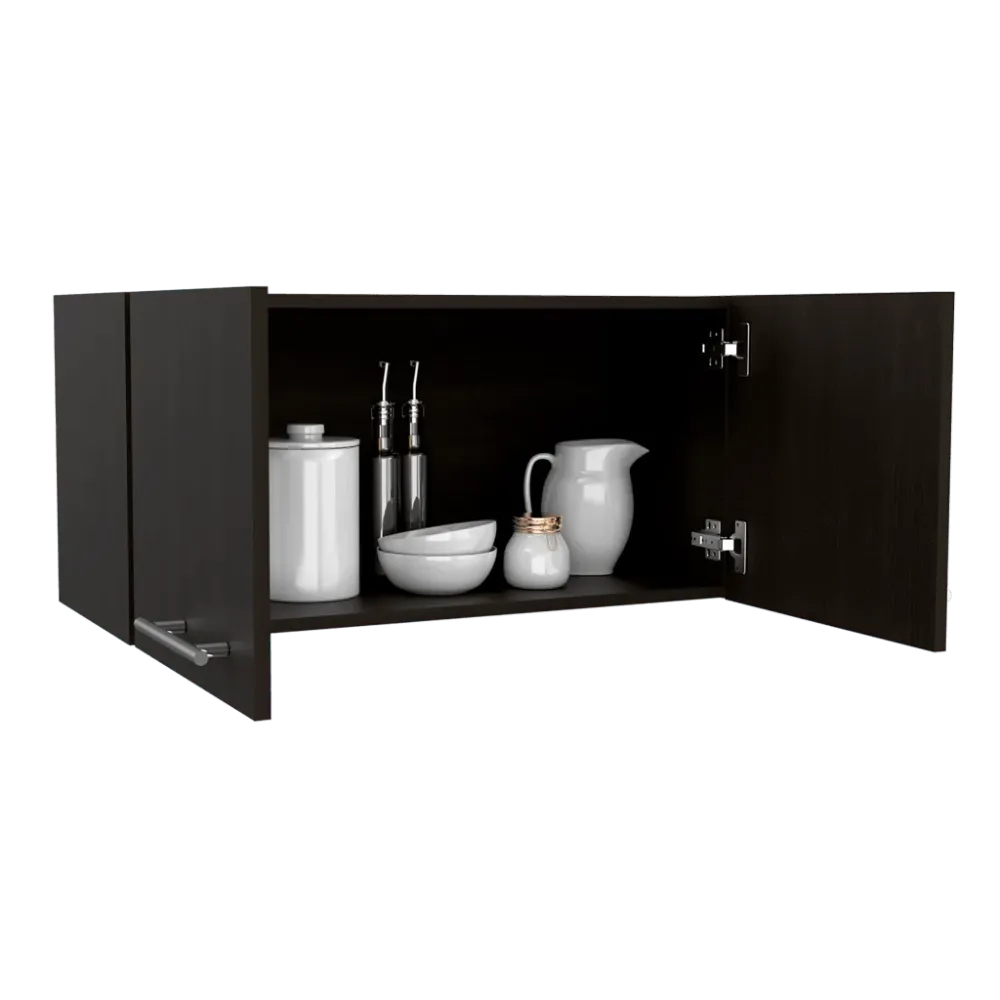 Mueble Sobre Campana Delfi, Wengue, con Dos Puertas RTA Design