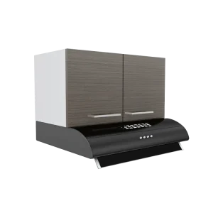 Modulo Campana Scenica Blanco+High Gloss Castahno RTA MUEBLES