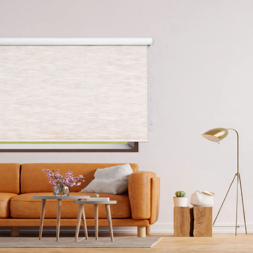 Persiana Enrollable Premium Screen Diseno Blanco 180X180 Safra