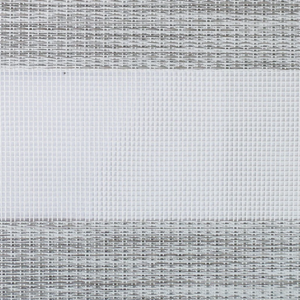 Persiana Enrollable Sheer Elegance Sheer Screen Silver Gris/Blanco 180X180 Safra