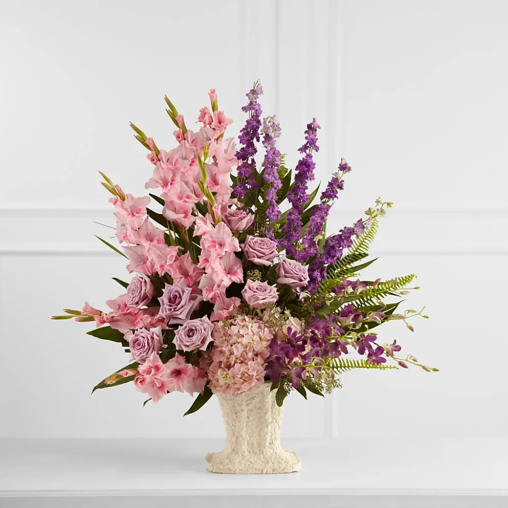Arreglo de jardín fluido Salon Diane Aubin Fleuriste Inc