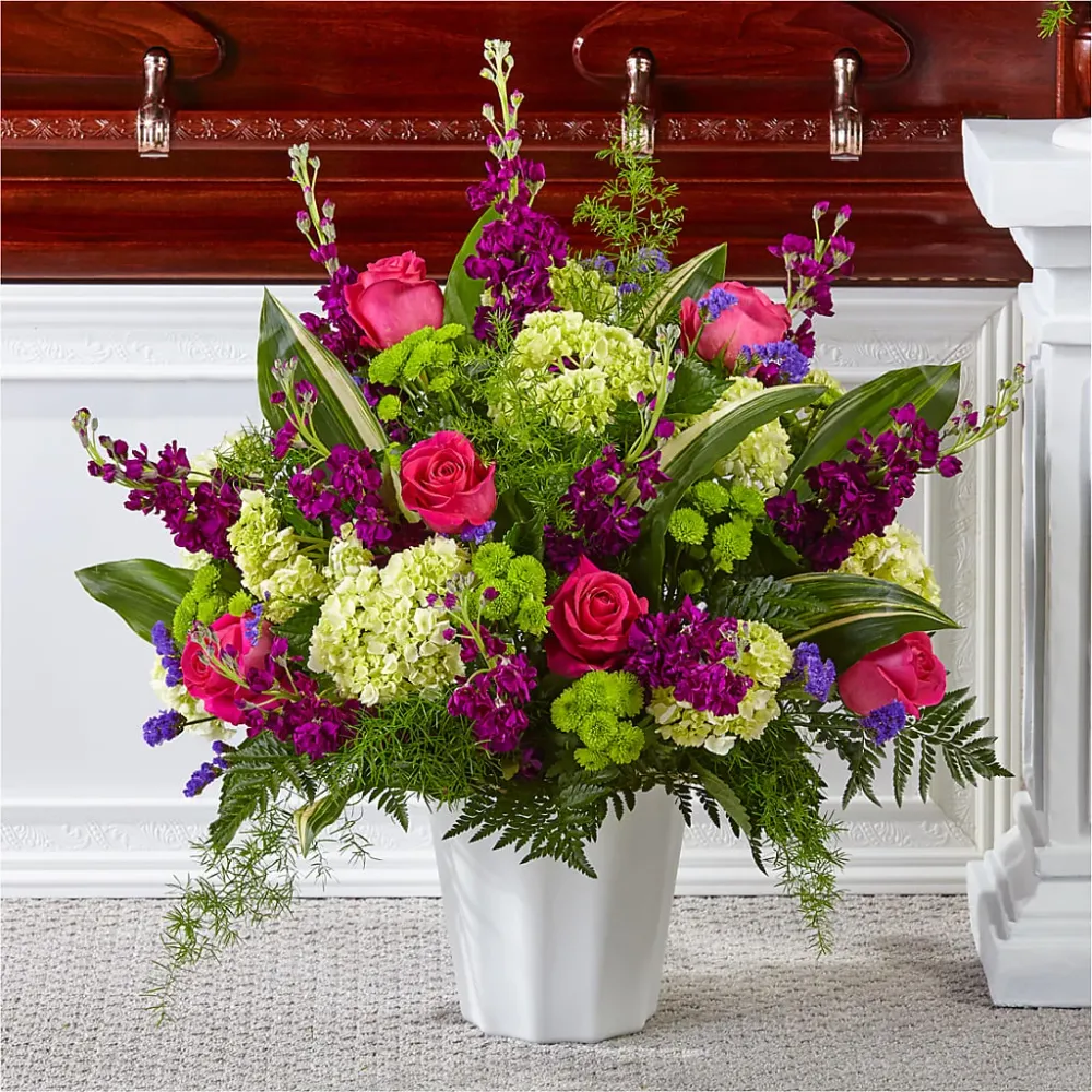 Cesta de suelo Beautiful Horizons Salon Diane Aubin Fleuriste Inc