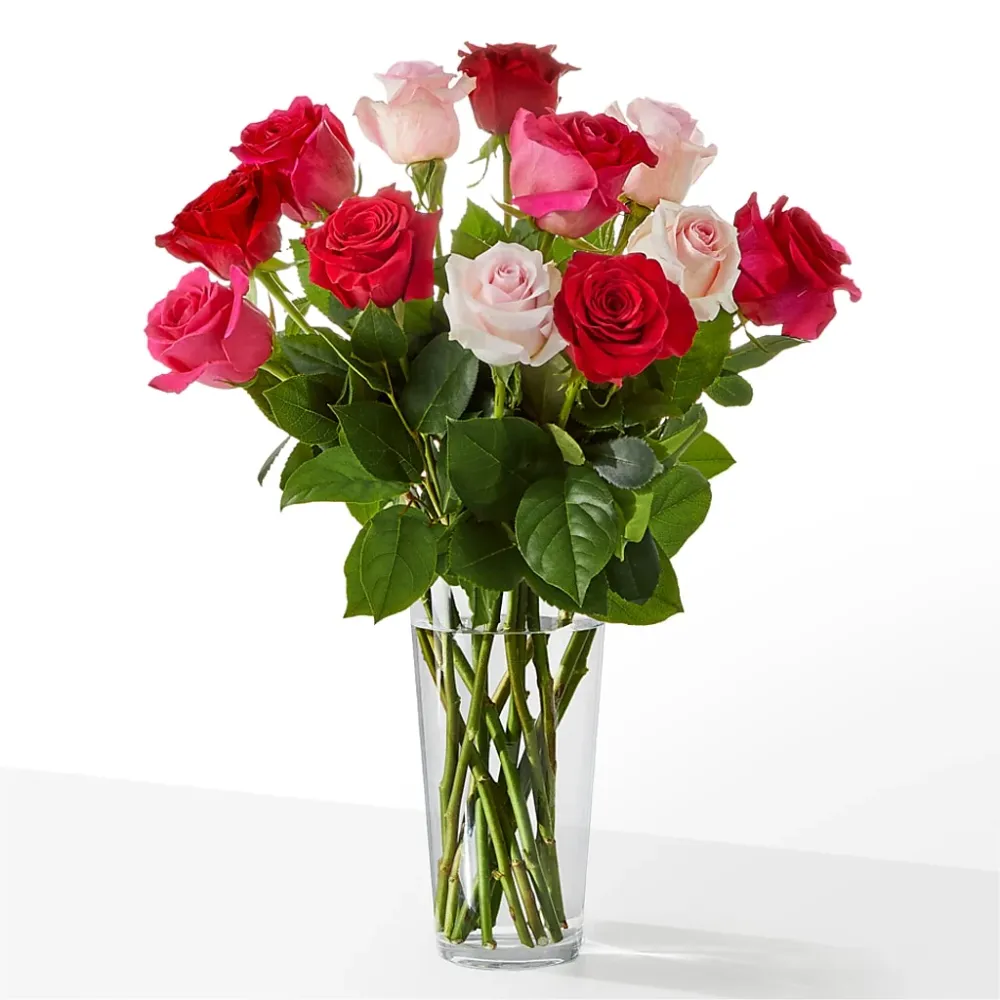 Encantador ramo de rosas Salon Diane Aubin Fleuriste Inc