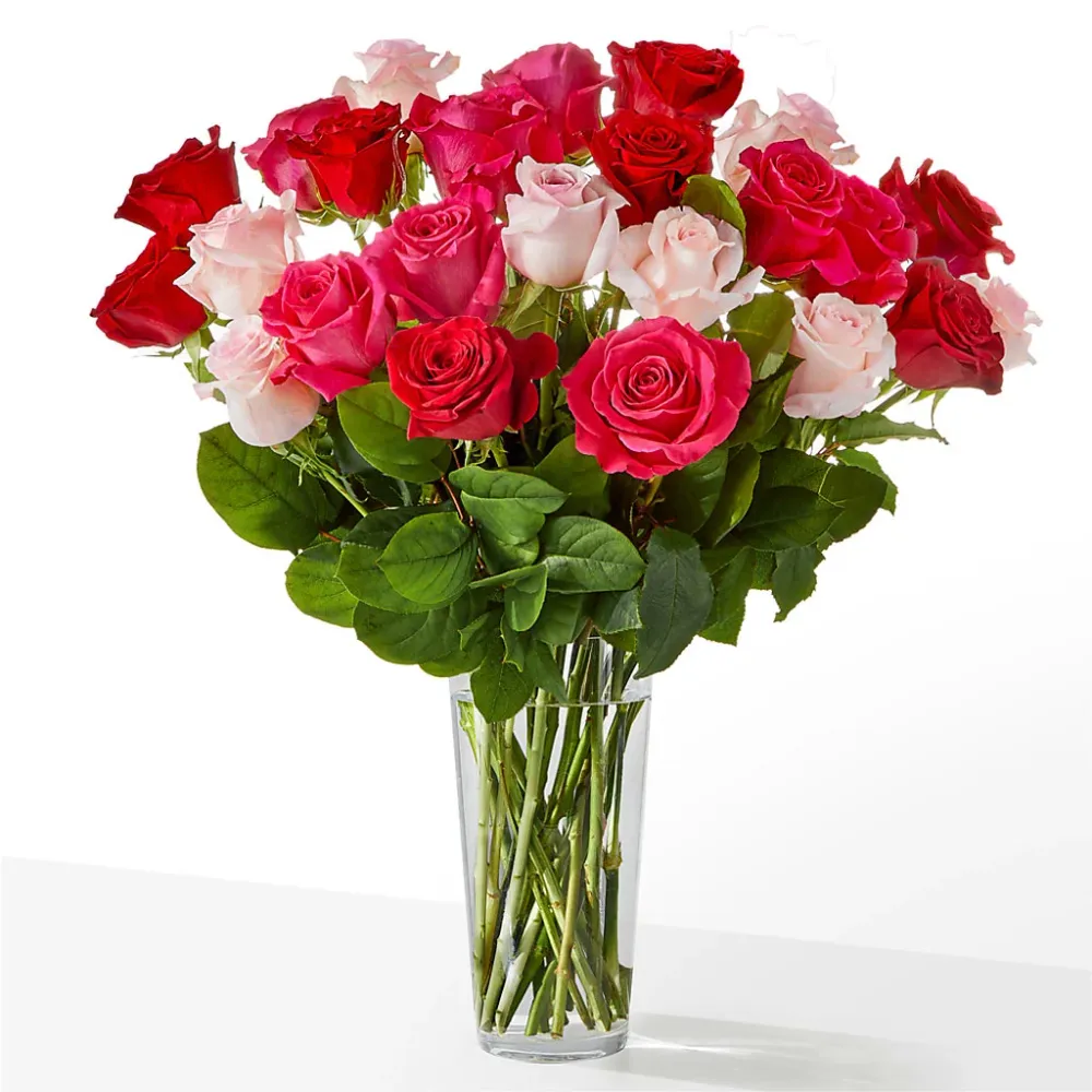 Encantador ramo de rosas Salon Diane Aubin Fleuriste Inc