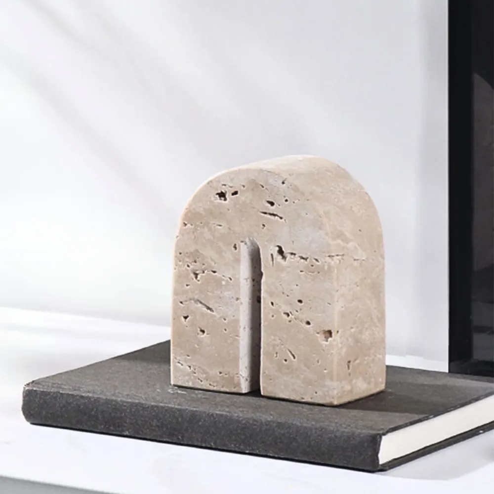 Arco Escultural Piedra Travertino Decorativo Pequeño Santú Home & Deco