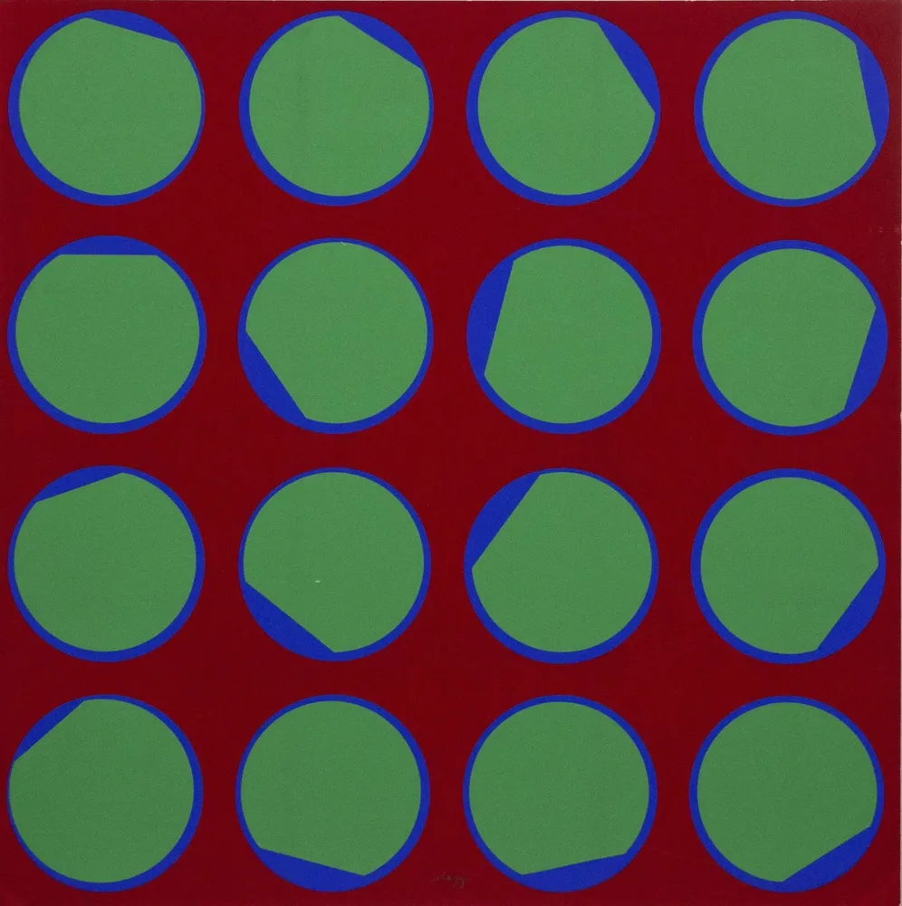 SCHEGGI Paolo, Serigrafí original firmada, 1968