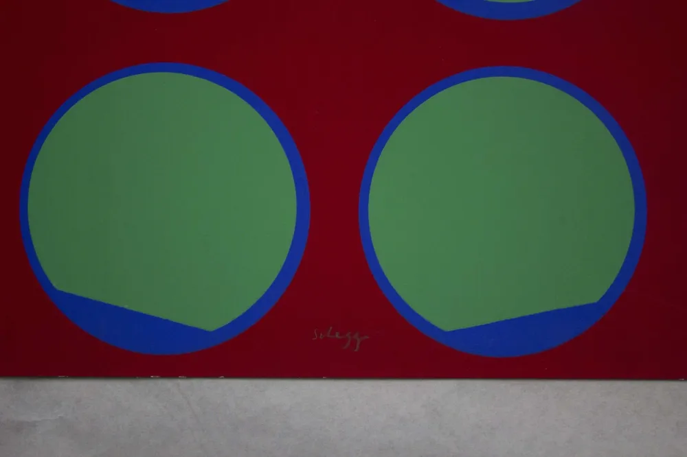 SCHEGGI Paolo, Serigrafí original firmada, 1968
