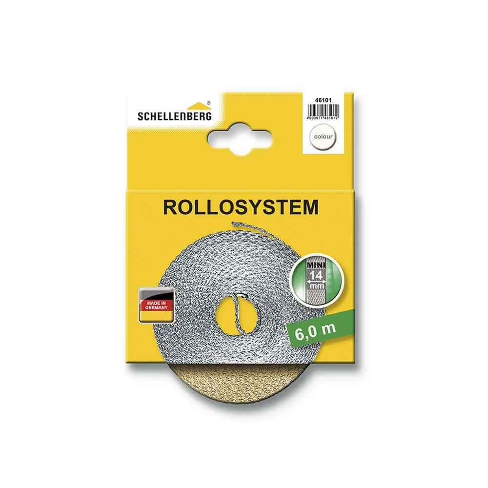 CINTA DE PERSIANA BEIGE 14 mm x 6 m SCHELLENBERG