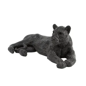 Figura Leona Negra Grande 101cm | Schuller Leona | Ref: 946370 | luzguru.com