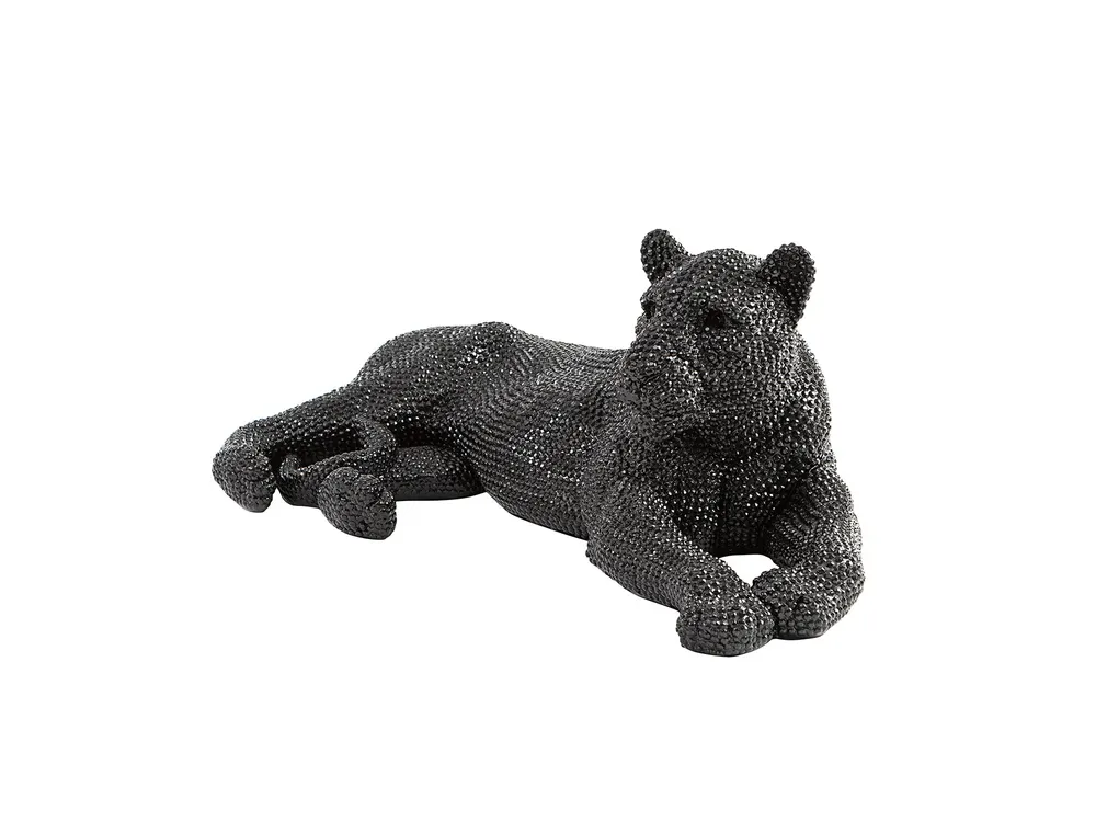 Figura Leona Negra Grande 101cm | Schuller Leona | Ref: 946370 | luzguru.com
