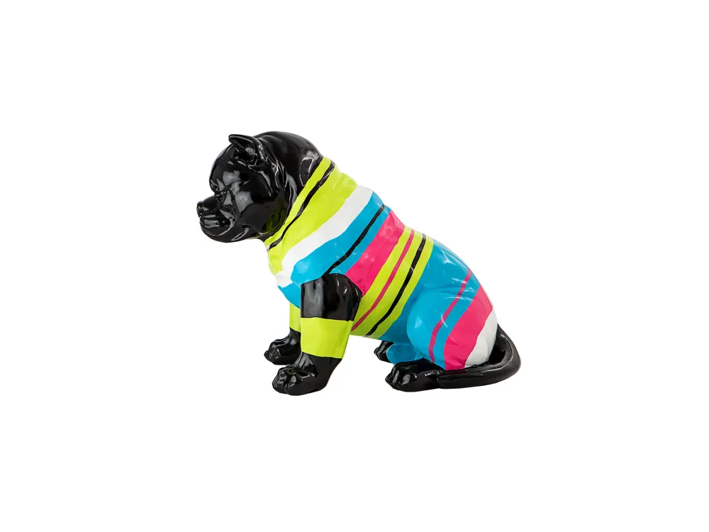Figura Pitbull Mediano Rocky Negro-Rayas | Schuller | 317029