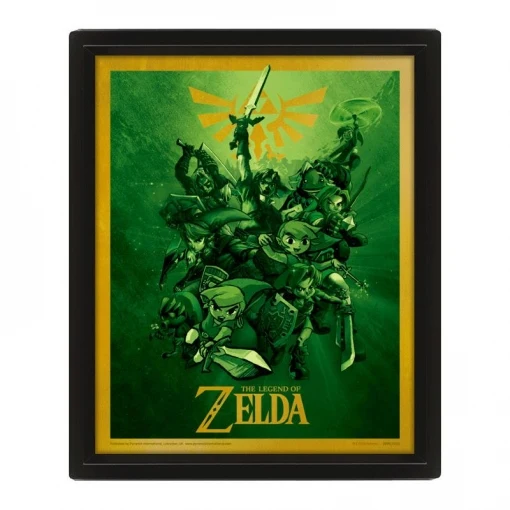 Cuadro 3D Legend Zelda SD