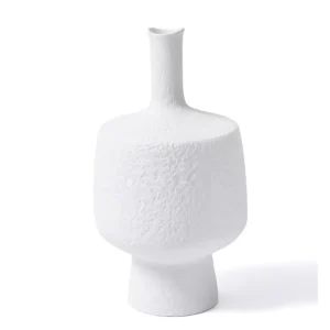 Jarrón Cerámica Mia Licia Blanco 18x18x37 cm Selected Products - 871
