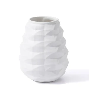 Jarrón Cerámica Mia Licia Blanco 21x21x27 cm Selected Products - 871