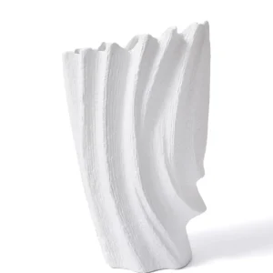 Jarrón Cerámica Mia Licia Blanco 29x19x47 cm Selected Products - 871