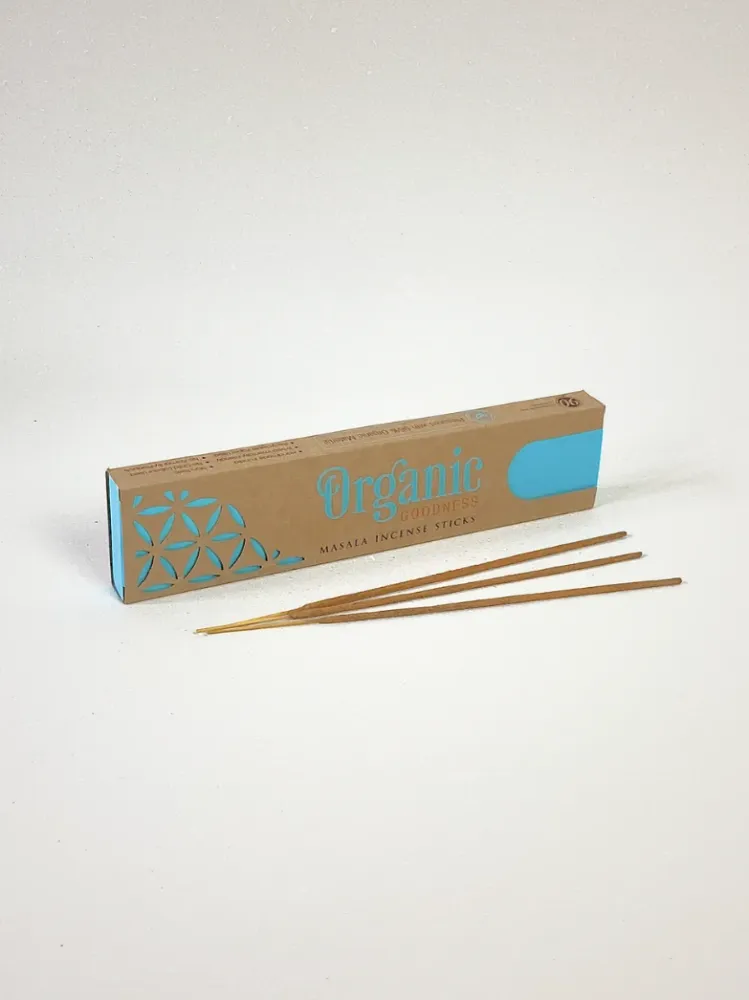 Incienso masala de Nag Champa · Organic Goodness Senda Yoga