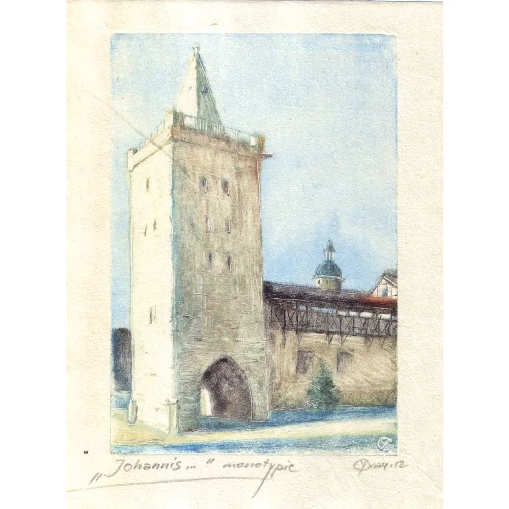 Jena Johannistor - obra de arte Sergej Uchatsch