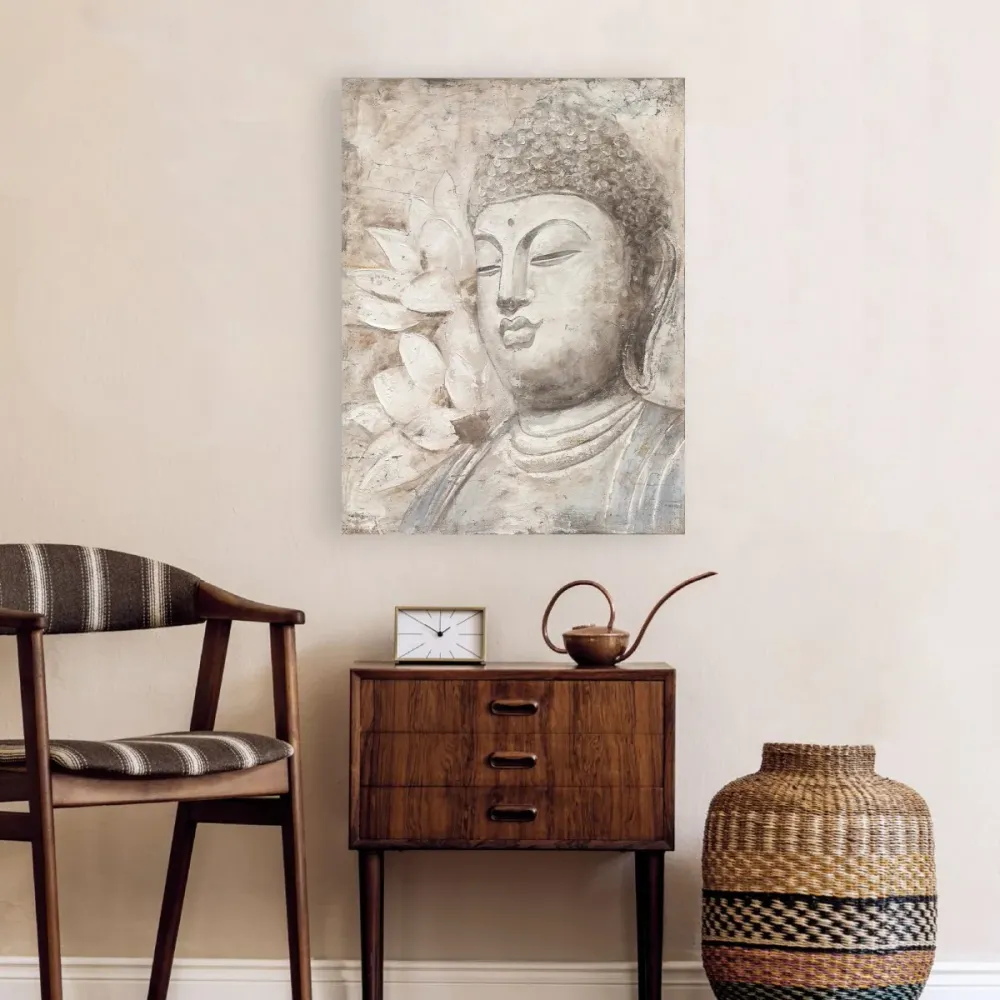 CUADRO BUDA 80×100 CM — PINTURA Signes Grimalt