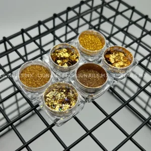 Colección Glitter Gold, SIP NAILS