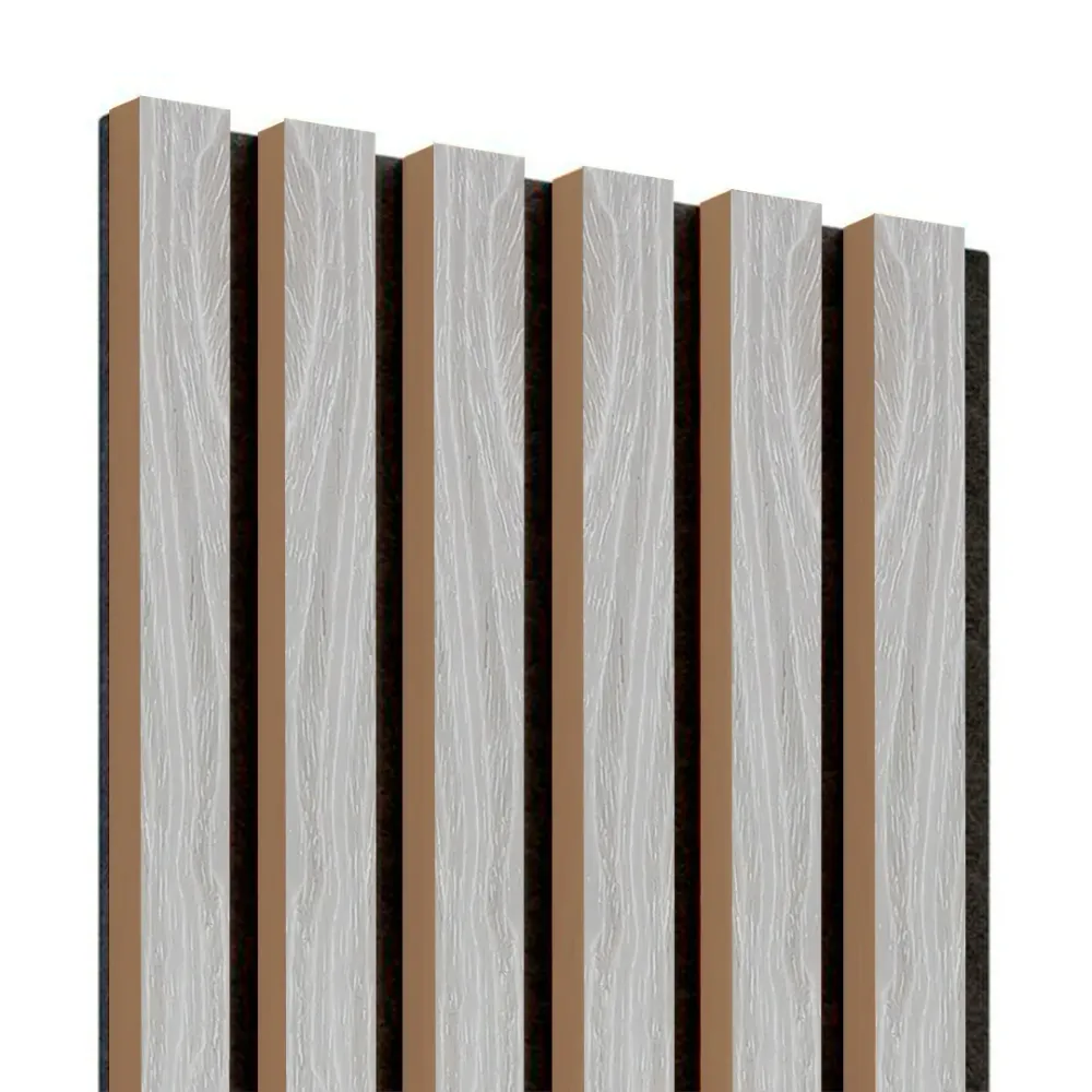 PANELADO ACÚSTICO DECORATIVO DE MDF - GRIS B - 600*90*2900MM (1.74M²) Sirena Electronics S.A.