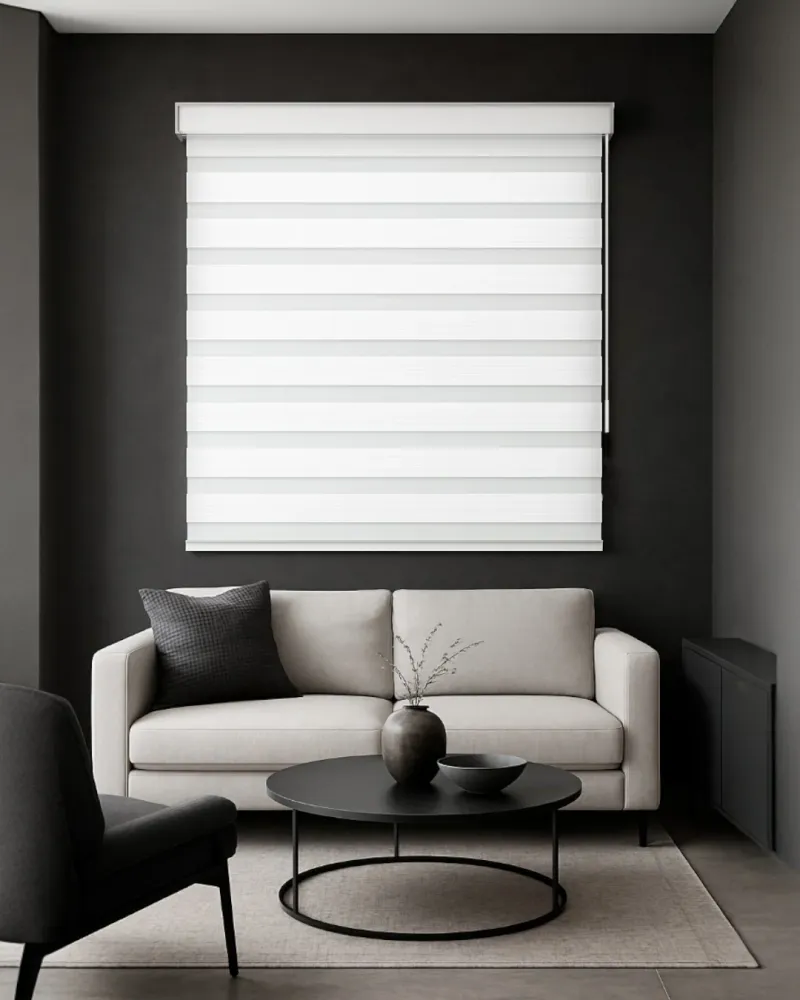 CORTINAS MOTORIZADAS ENROLLABLES ZEBRA - 110CM 210CM - TC118-1 Sirena Home Store