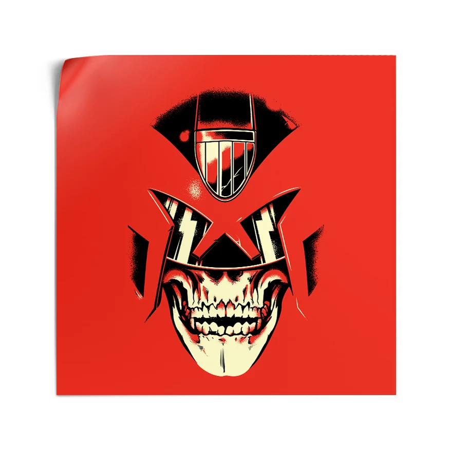 Skull Judge Dredd Poster