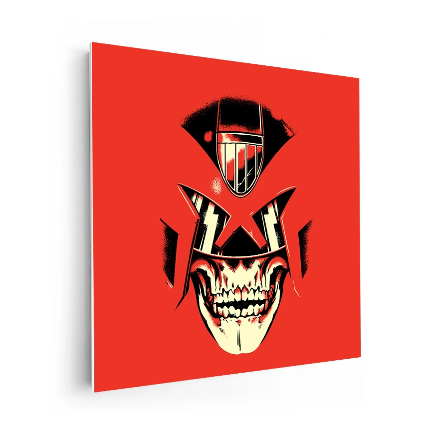 Skull Judge Dredd Poster