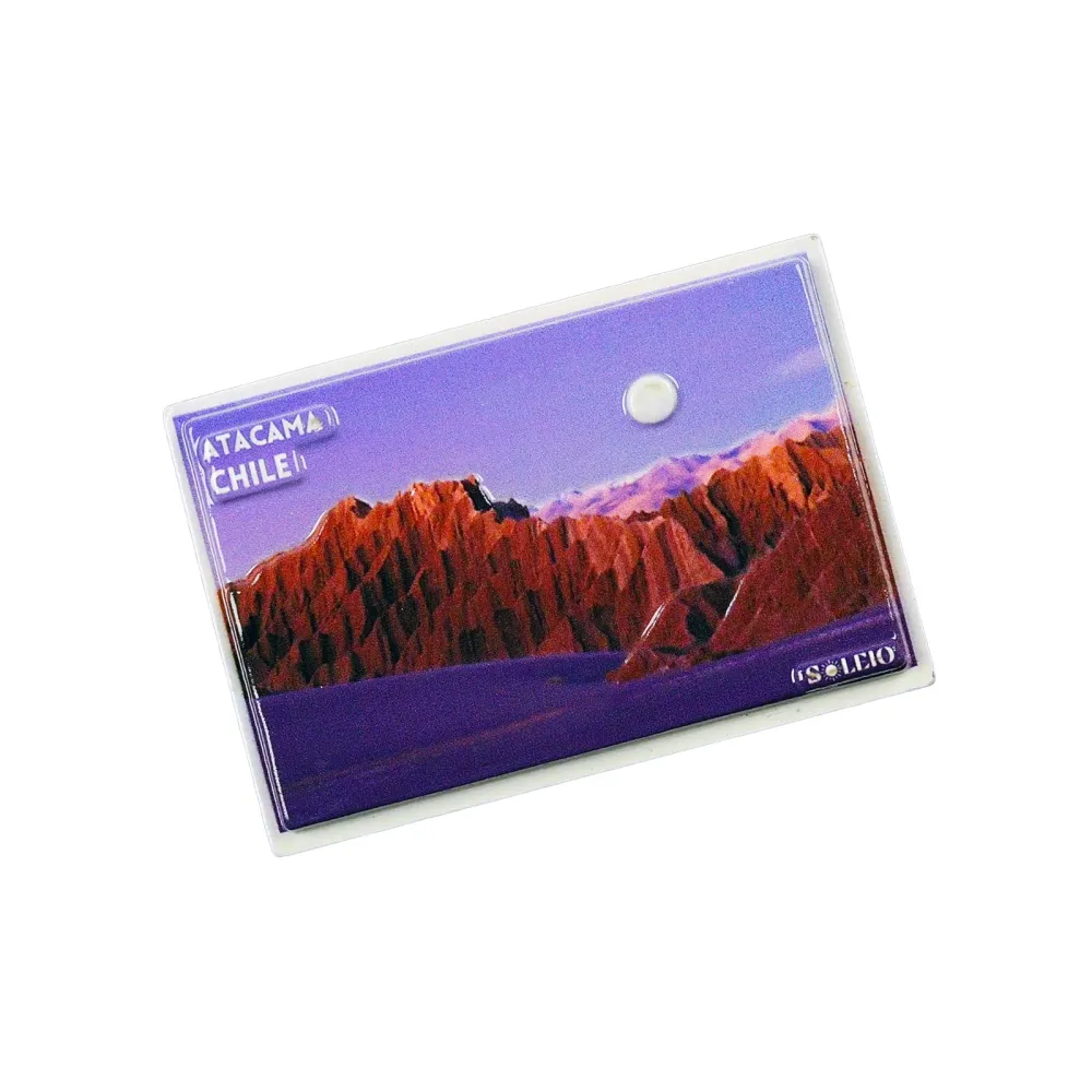 Imán Resina 3D Lugares de Chile Atacama Soleio Regalos
