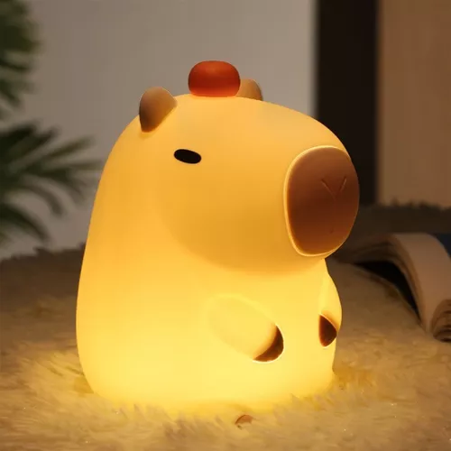Lámpara Nocturna Capybara Táctil Soluciones Shop